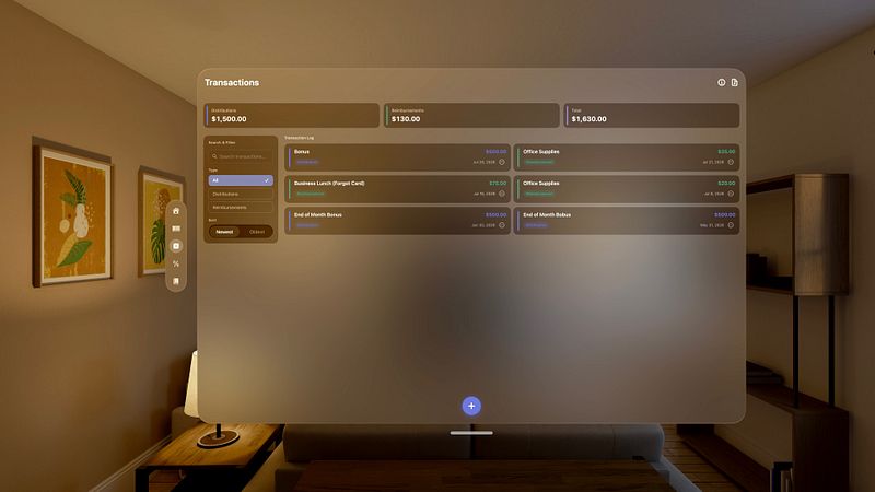 Screenshot of Self Employed: Income & Tax