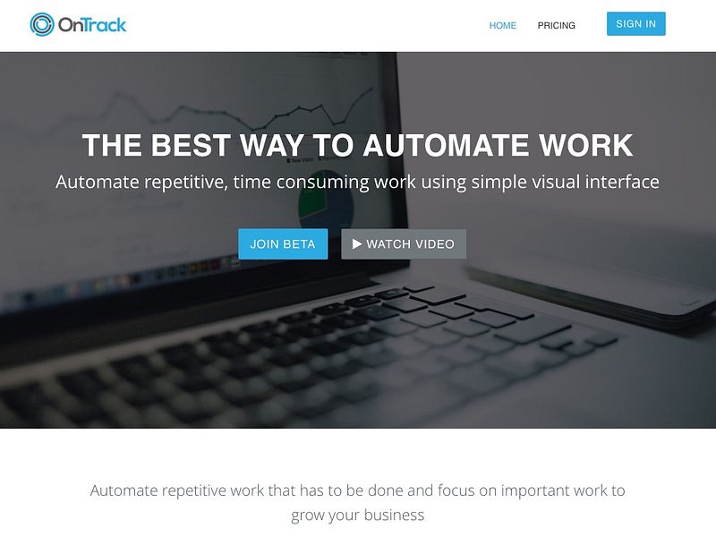 OnTrack Work Automation 3.0