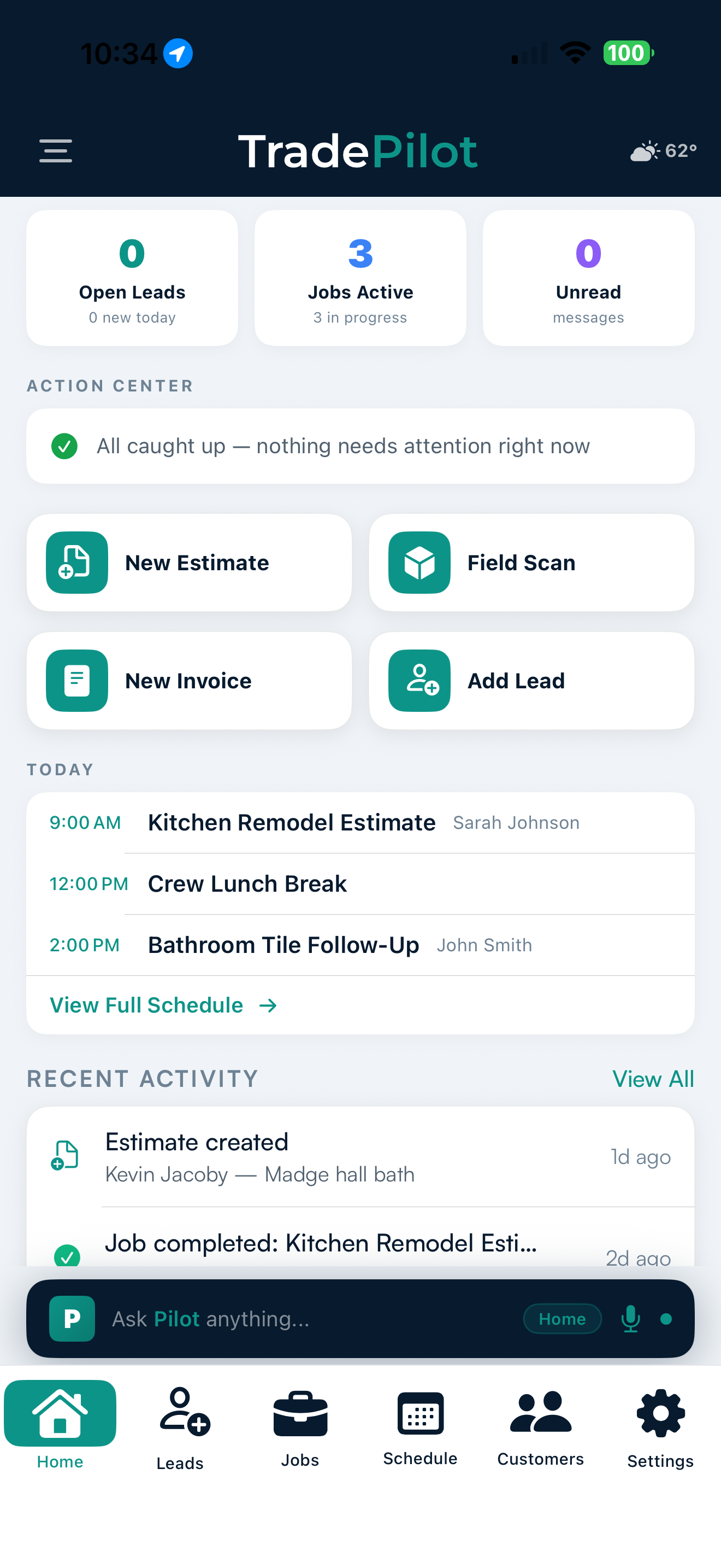 TradePilot: AI estimates and LiDAR room scanning for | BetaList