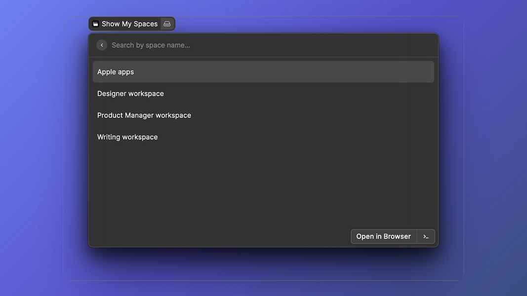 Spaces for macOS
