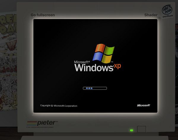 Screenshot of a user interface showing an XP loading screen with error and status information related to server connection and token validation.