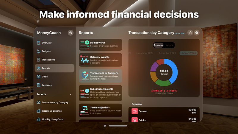 Screenshot of MoneyCoach Budget, Track Money