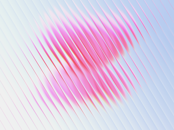 Abstract digital artwork featuring layered colorful shapes and vibrant gradients.