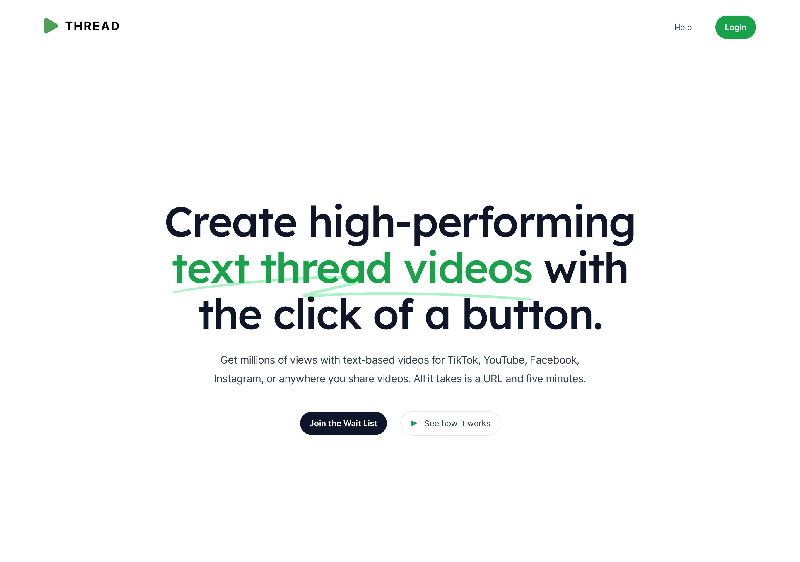 Thread Generate unlimited social video content from Reddit BetaList