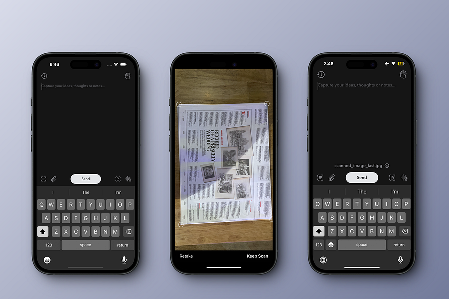 SupaSend - Note to self