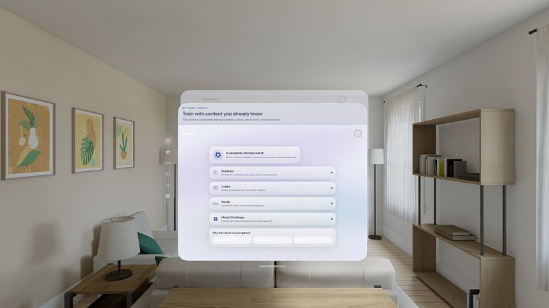 Screenshot of Myworkingmemory