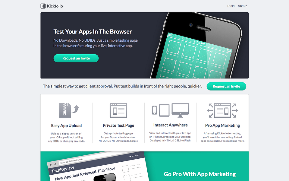 Kickfolio