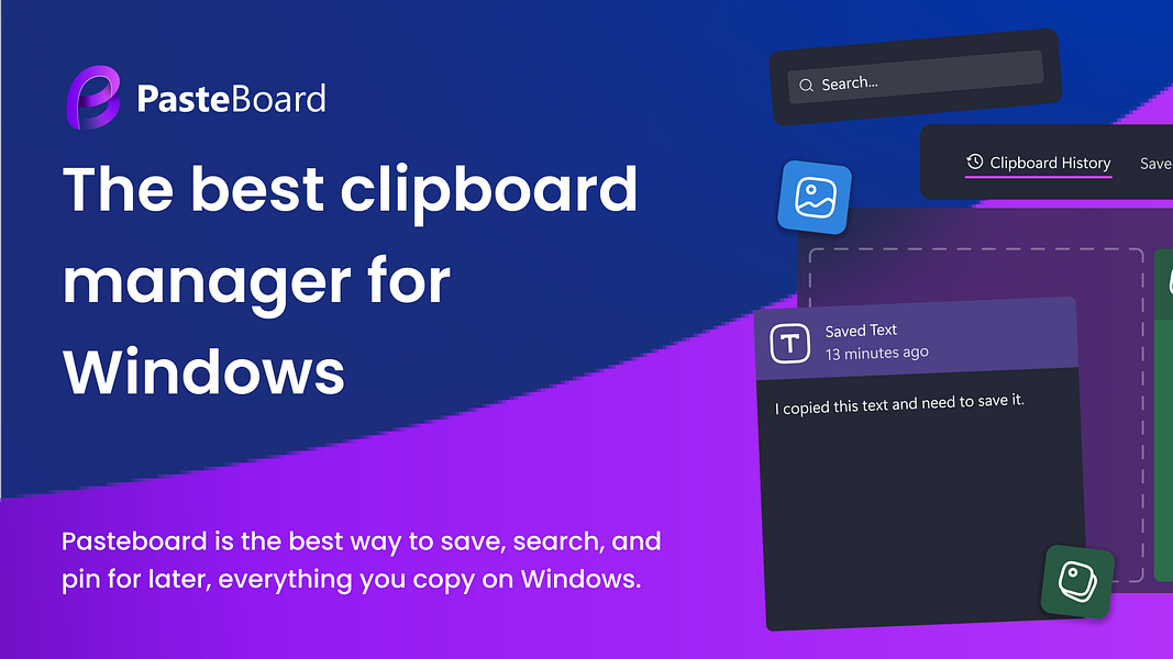 Pasteboard The best clipboard manager for Windows BetaList