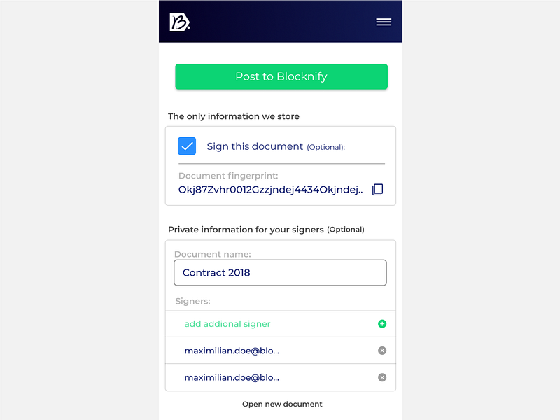 Blocknify for Individuals