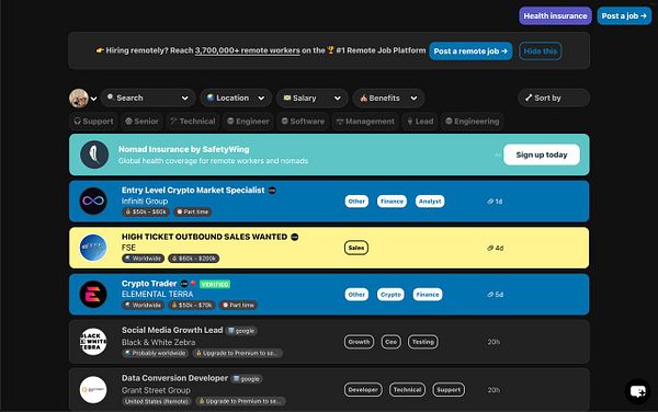 Screenshot of a comparison webpage showing different versions of dark mode color schemes for Nomads, RemoteOK, PhotoAI, and InteriorAI.