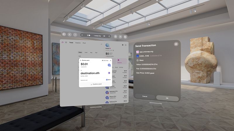 Screenshot of Big Wallet for Safari