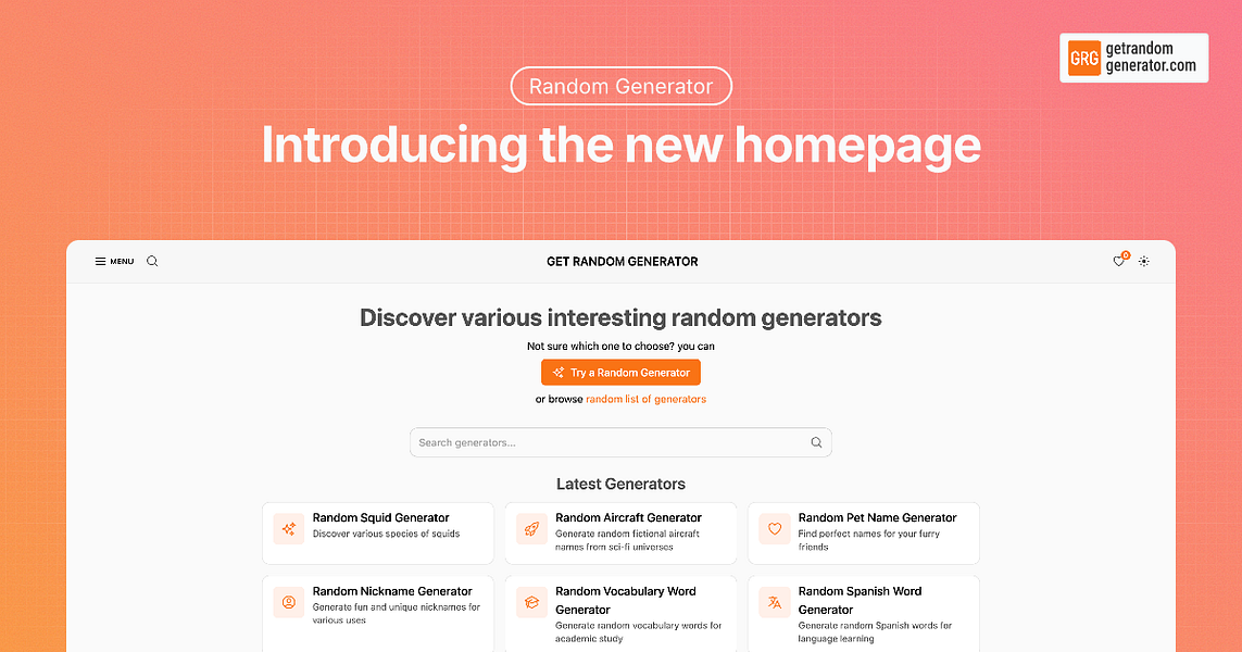 Get Random Generator