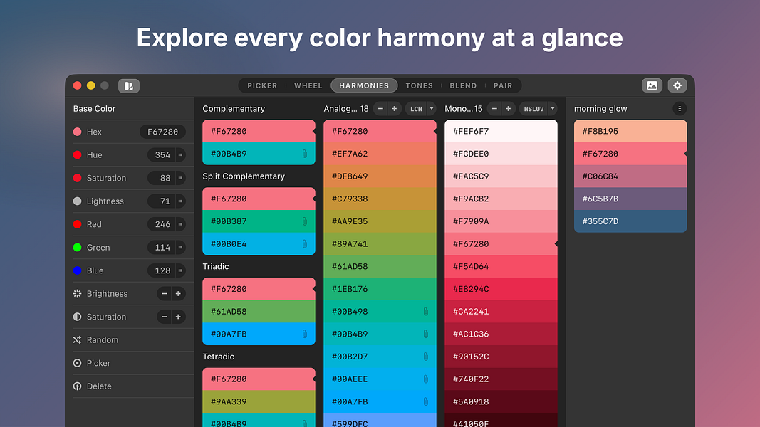 Color Schemer for Mac and PC