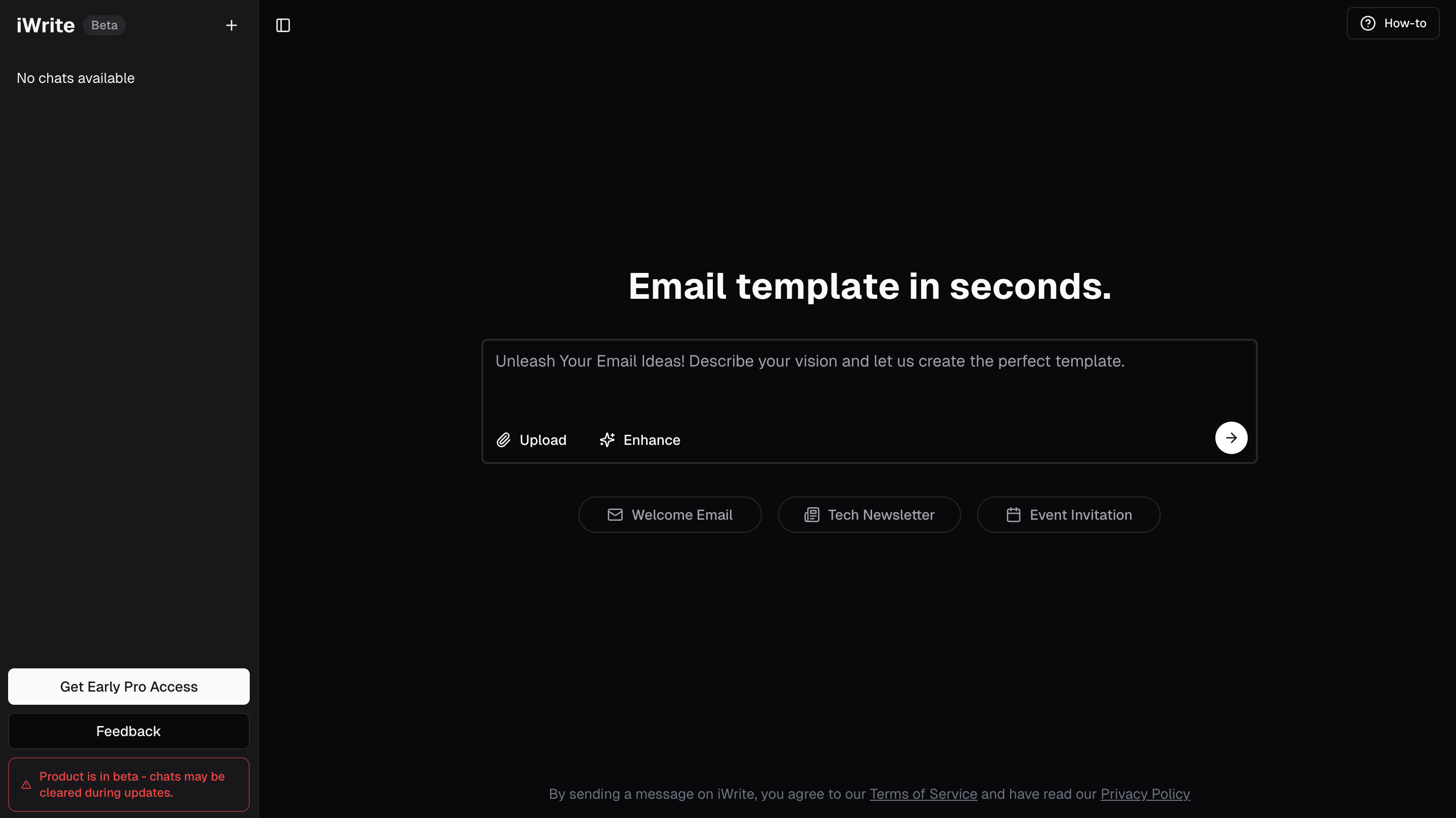 iWrite: Email templates in seconds with AI