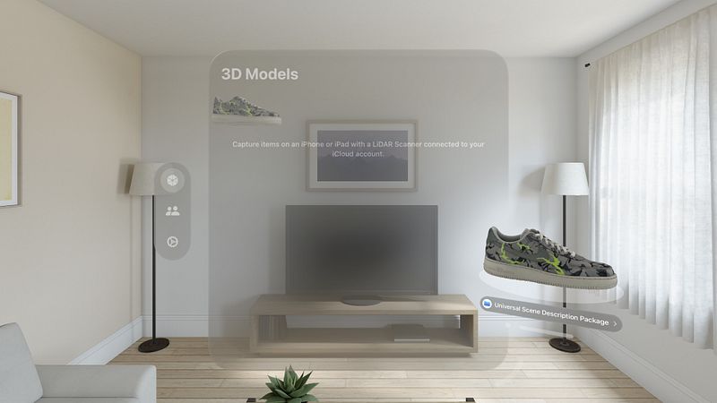 Screenshot of Object Capture: Photogrammetry