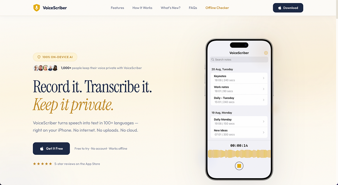 VoiceScriber AI