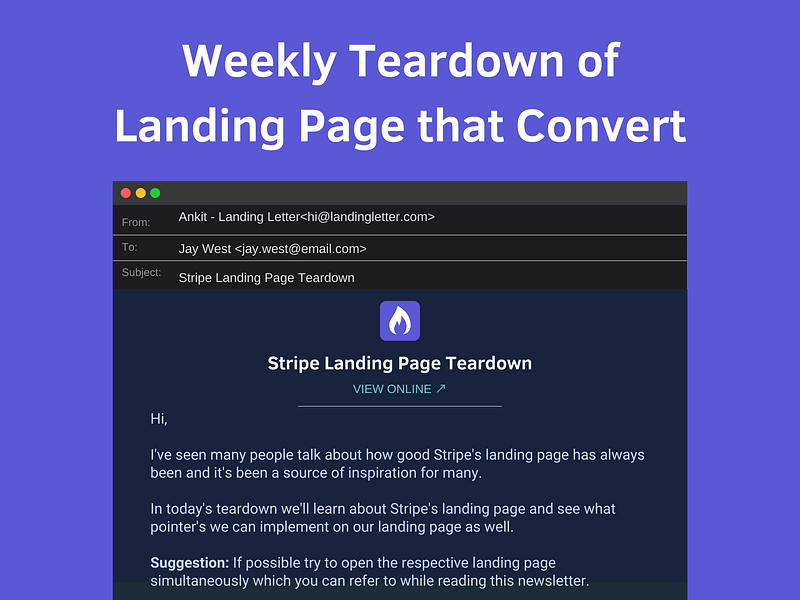 Landing Letter