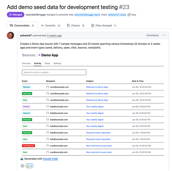 Screenshot of a web application interface listing data in tabular format, including checkboxes, icons, and category labels.
