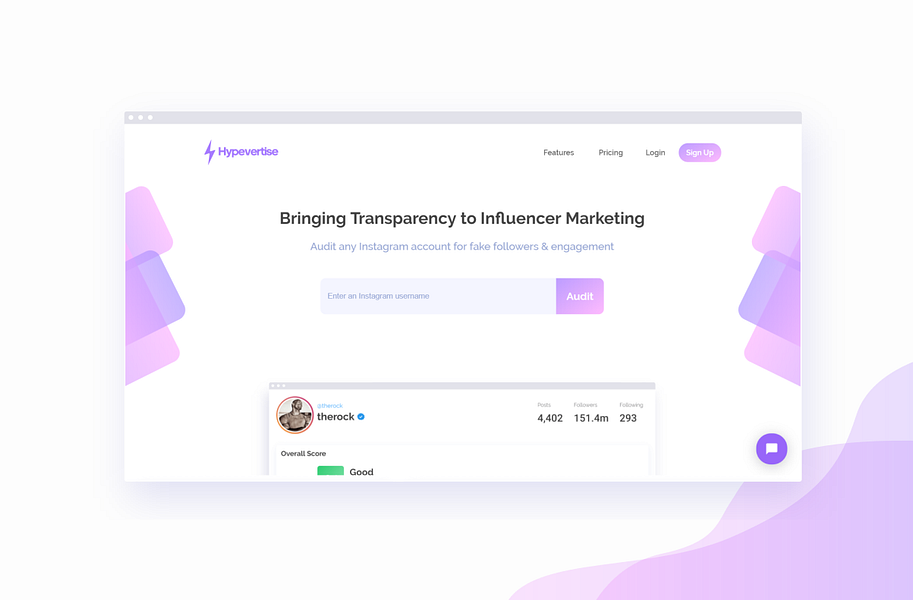 Hypevertise Instagram Auditor