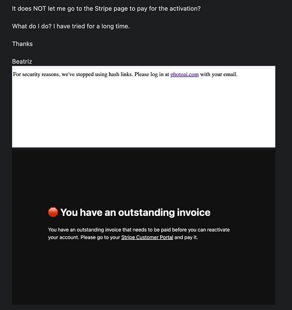 Screenshot of an error page indicating that a requested URL with a hash was not found on the server.