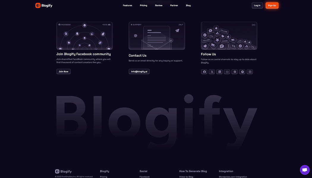 Blogify