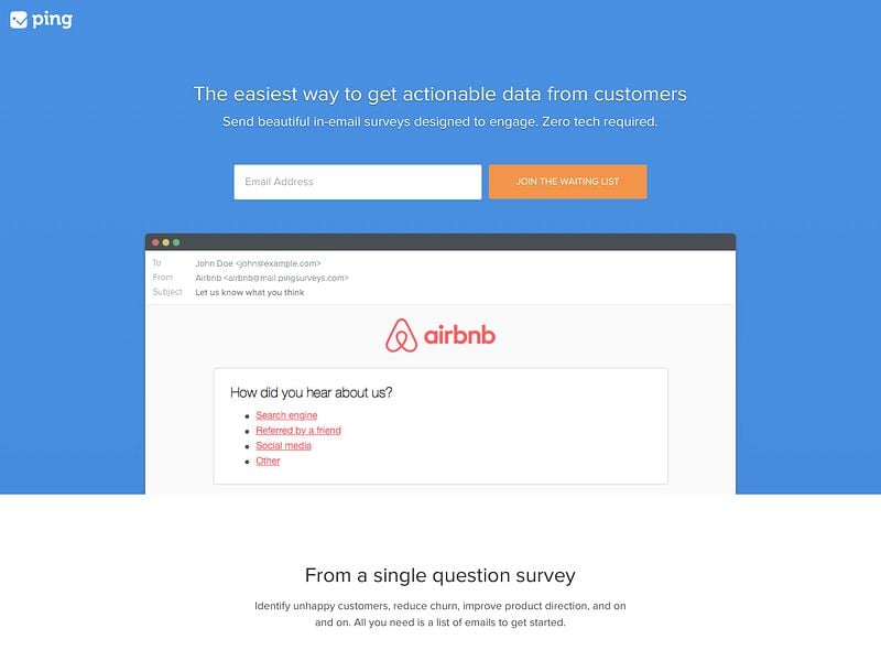 Ping Surveys