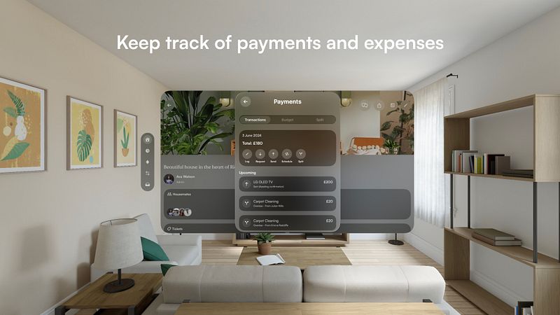 Screenshot of Houseshare AI: Rentals & Bills