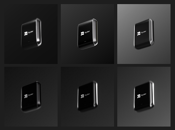 A detailed 3D model rendering showcasing a female face with advanced rendering effects against a dark background.