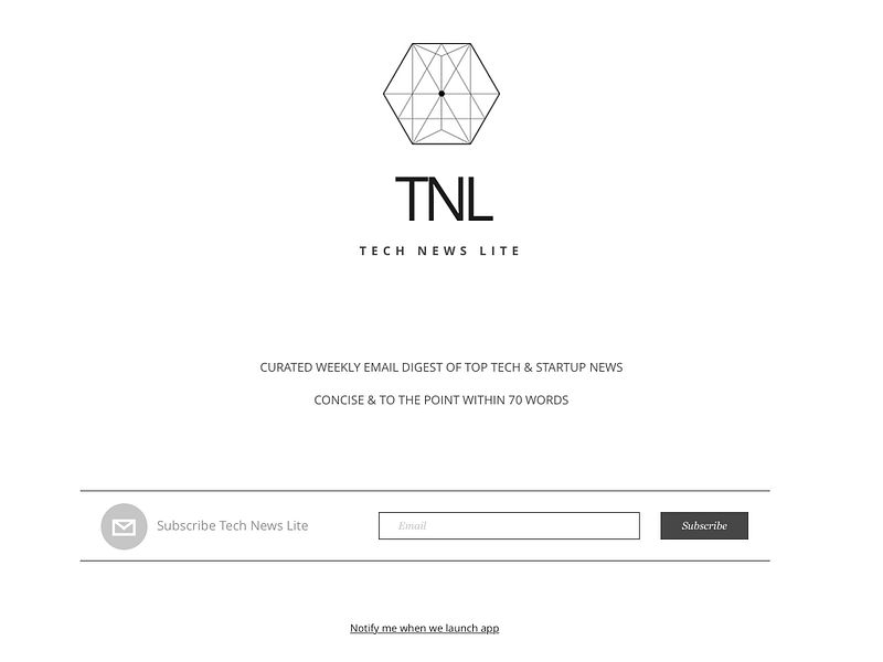 Tech News Lite