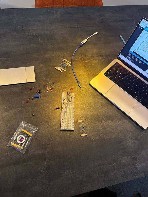 Portrait of a cheerful female teacher in casual attire indoors, holding a book and appearing ready to teach.