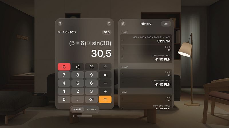 Screenshot of Calculator & AI Math Solver
