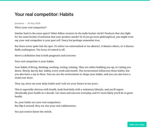 A motivational graphic displaying the message 'Your real competitor is your previous self' with a background of a runner sprinting, emphasizing self-improvement and competition with oneself.