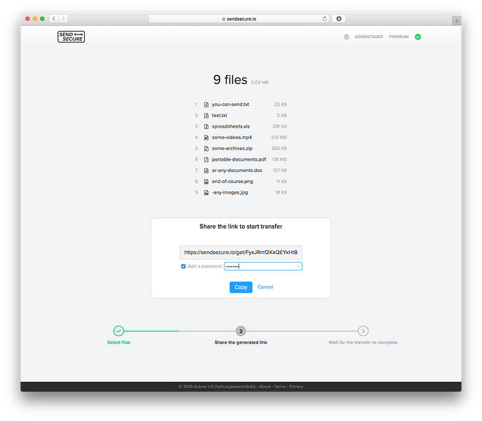 Sendsecure.io