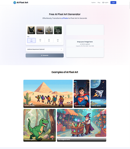 AI Pixel Art Generator
