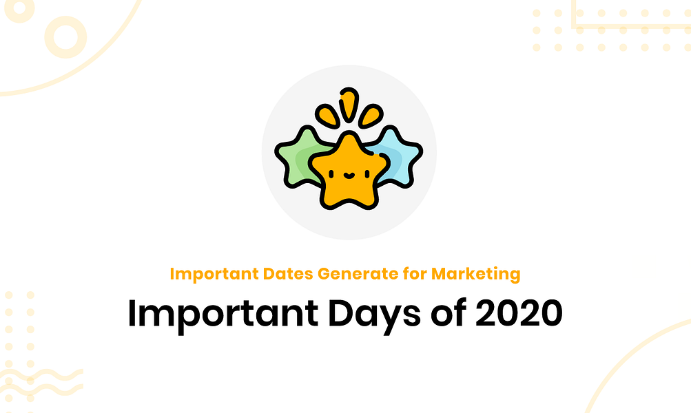 2020 Marketing Calendar