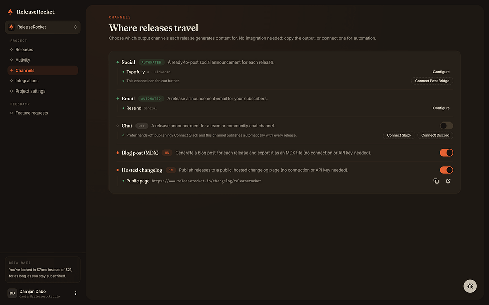 ReleaseRocket