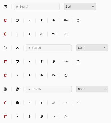 The image displays a user interface for managing articles with various bulk action options.