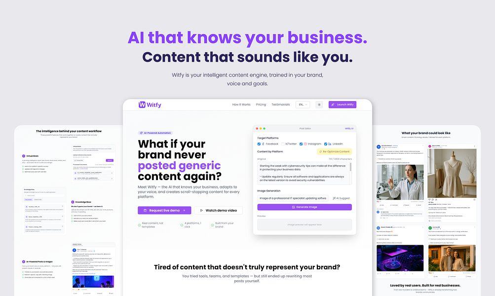 Witfy - Socially Smart