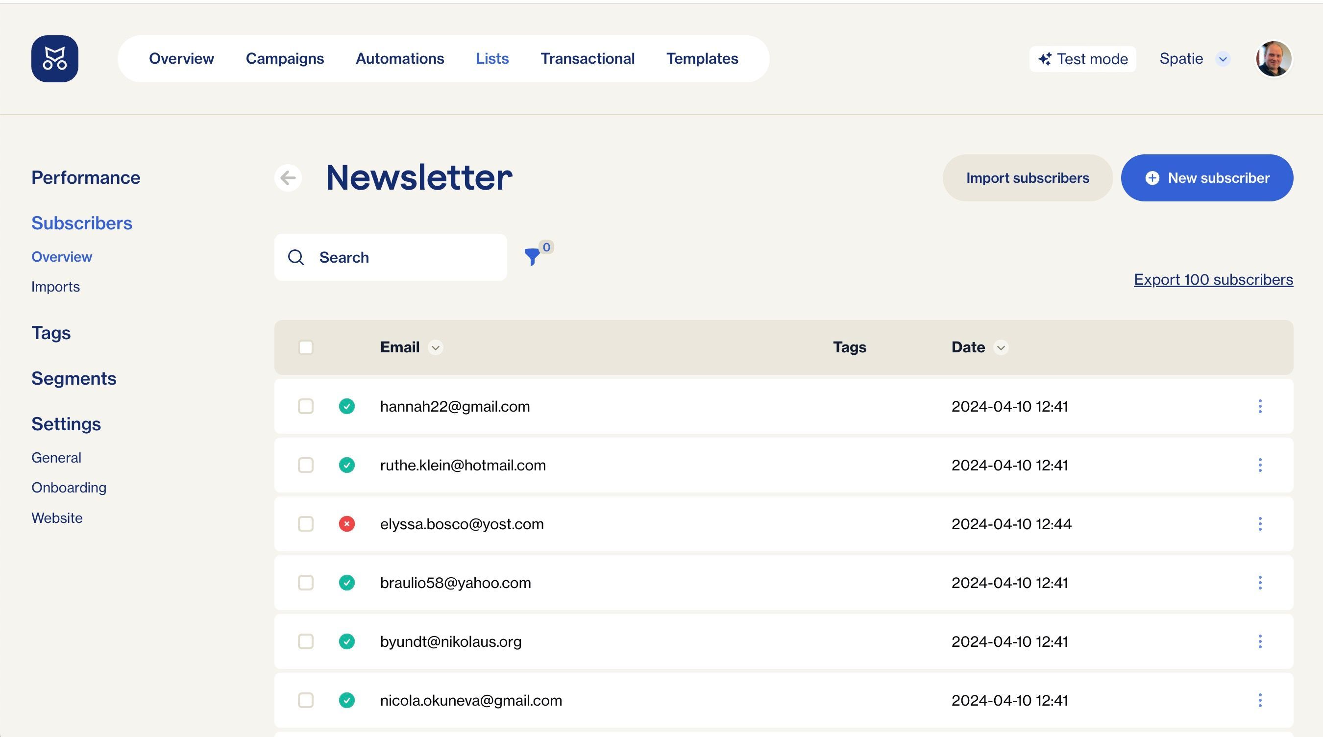 Mailcoach: Email marketing platform designed for