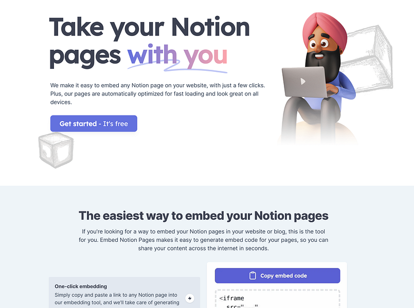 Embed Notion Pages