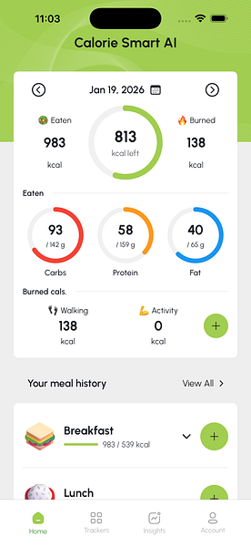 Calorie Smart AI