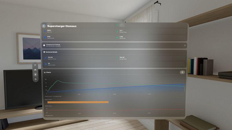 Screenshot of HedgieMate: For your Tesla