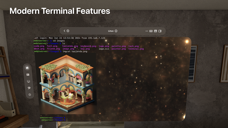 Screenshot of La Terminal - SSH Client