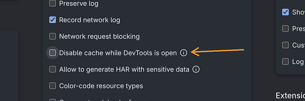Screenshot of a Chrome browser's Fonts settings with a red error message indicating a missing font configuration.