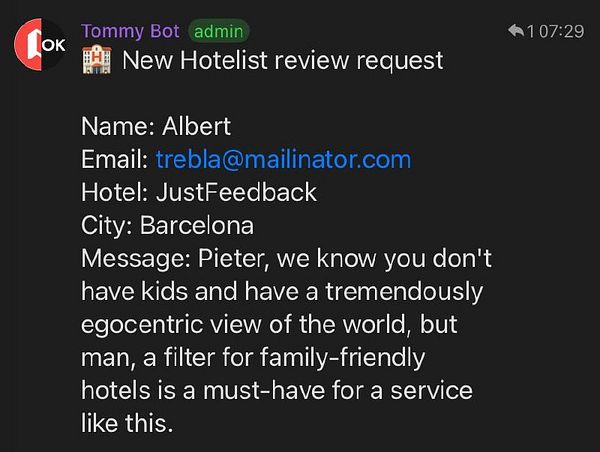 Screenshot of a hotel search results page with multiple hotel listings and a visible 'Family Friendly' filter option in the filtering menu on the left.