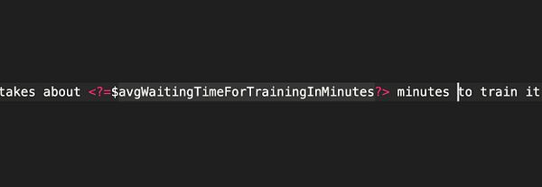 The image displays a code snippet related to training time estimation.
