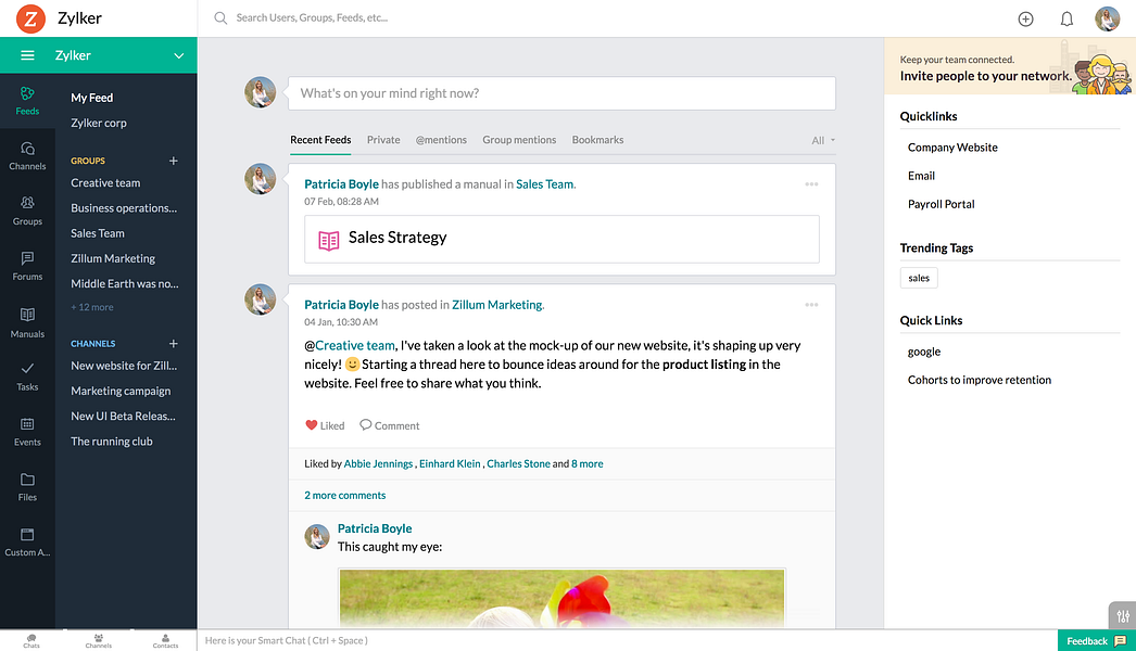 Zoho Connect
