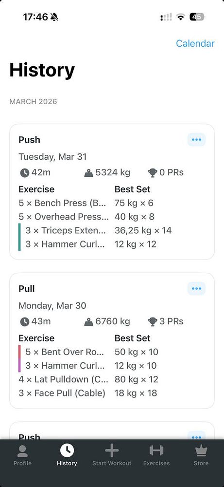 Black and white photograph of a sweaty person mid-exercise with hands above their head.