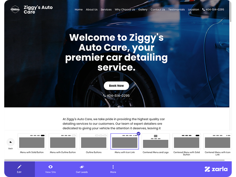 Zarla Website Builder