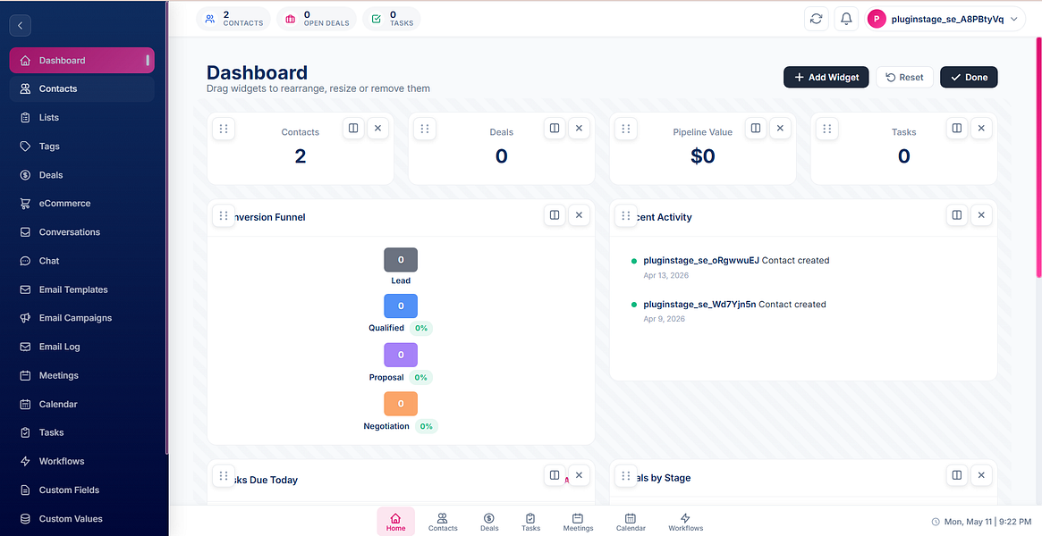 Auto Form CRM